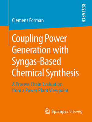 cover image of Coupling Power Generation with Syngas-Based Chemical Synthesis